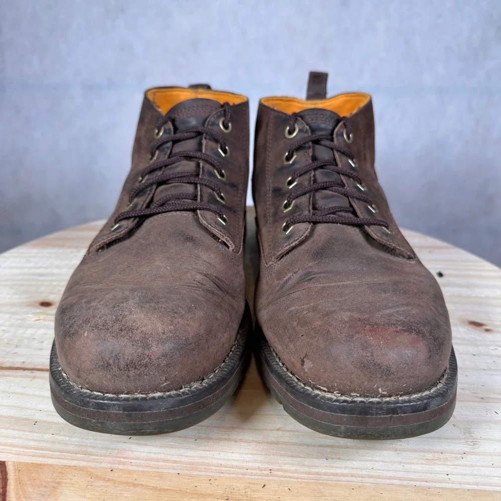 Timberland Larchmont II Chukka Boots Mens 10 Dark Brown Waterproof Leather A44MG